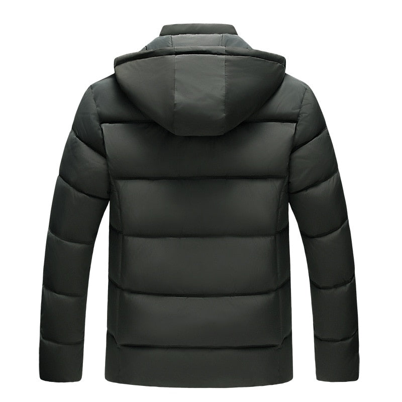 Thicken Hooded Waterproof Outwear Warm Winter Jacket for Men