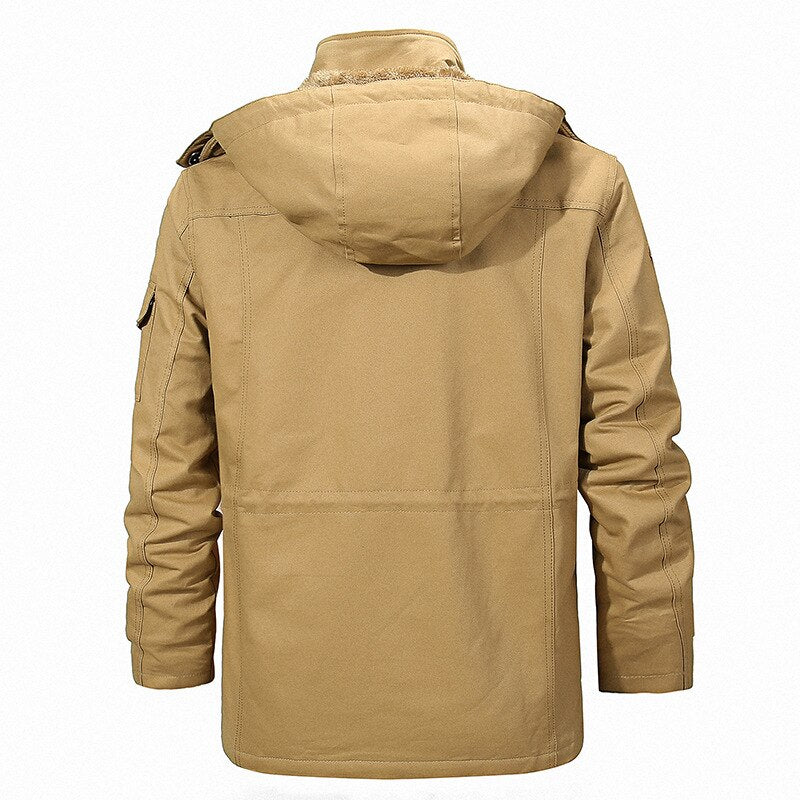 High-Quality Winter Fleece, Windbreaker Cargo Jackets for Men