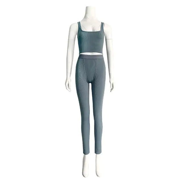 2 Piece Set Gym Active Wear - Digital Merkato International (DMI)