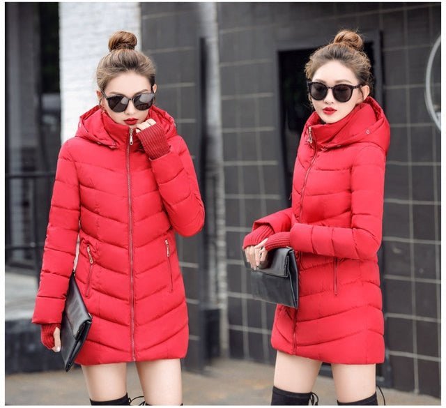 2021 Fox Fur Long Parka Winter New Fashion Solid Color Fur Large Collar Hooded Long Fur Coat Thicken - Digital Merkato International (DMI)