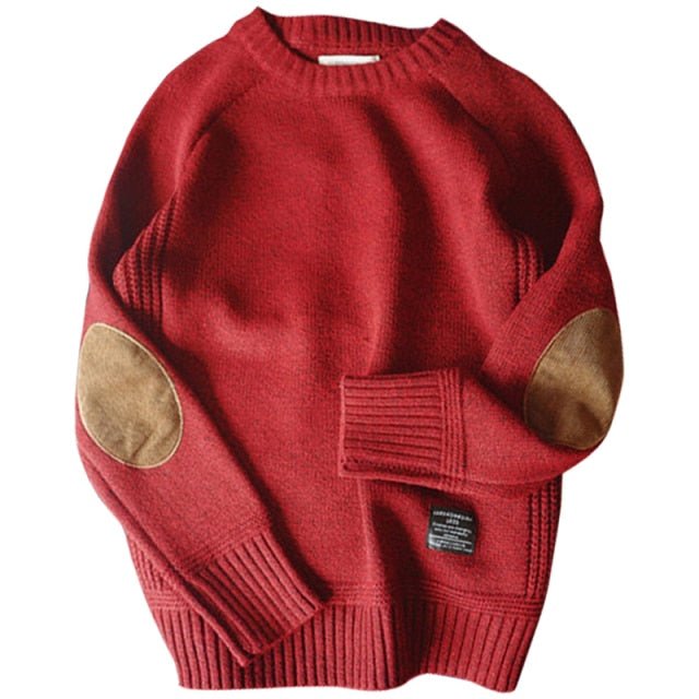 2021 Men Pullover Sweater Autumn New Fashion Casual Loose Thick O - Neck Wool Knitted Oversize Harajuku Streetwear Knitwear M - 5XL - DMI Store