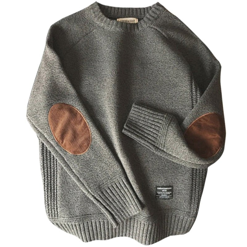 2021 Men Pullover Sweater Autumn New Fashion Casual Loose Thick O - Neck Wool Knitted Oversize Harajuku Streetwear Knitwear M - 5XL - DMI Store