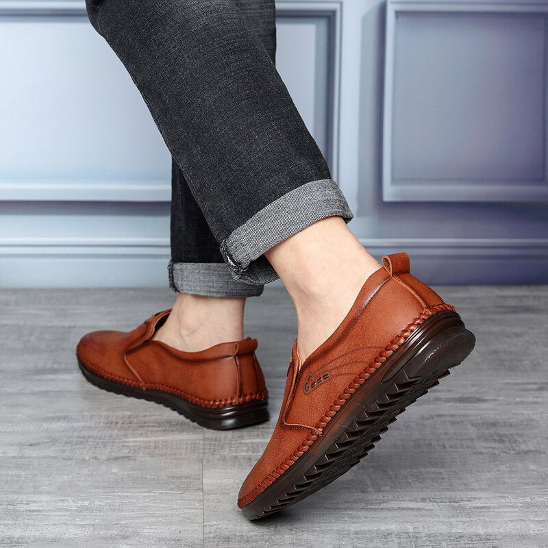 Men's Business Casual Loafer Shoes Breathable Designer Sneaker Rubber Sole Shoes