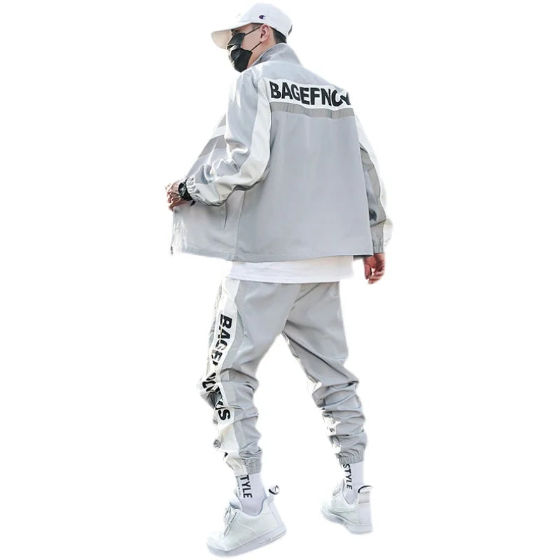 Street Fashion wear Tracksuit Casual Two Pieces Set Sportswear for men