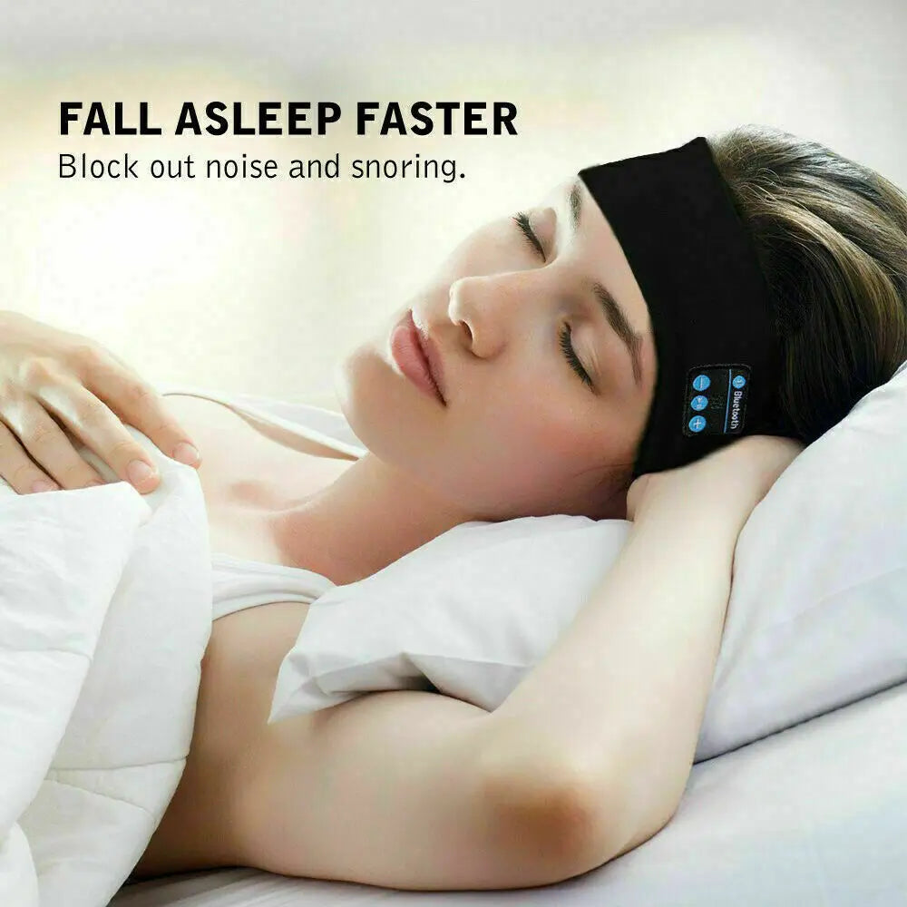 Wireless Bluetooth Earphone Sleeping Running Headband Stereo Earphones Sports Headset