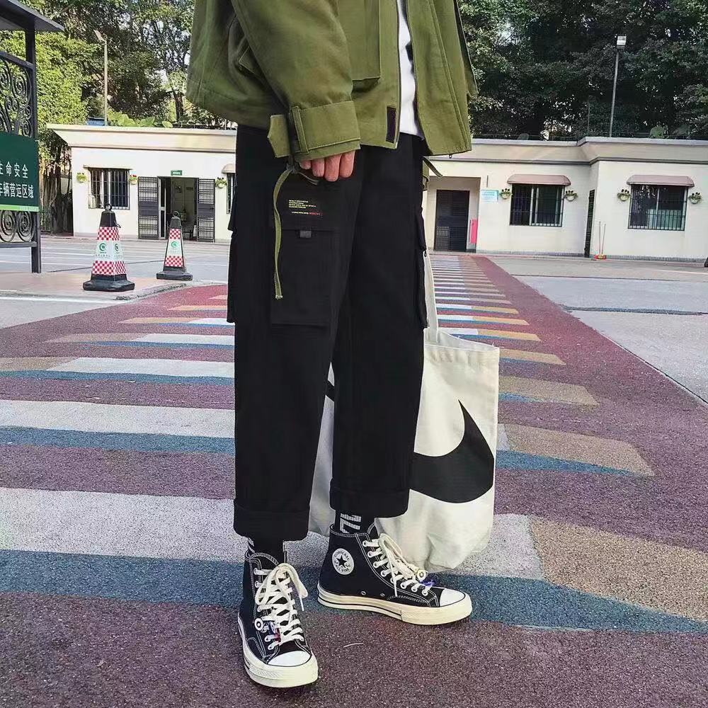 Cargo Pants Streetwear Joogers  Sweatpant Hip-hop Pockets Trousers for Men