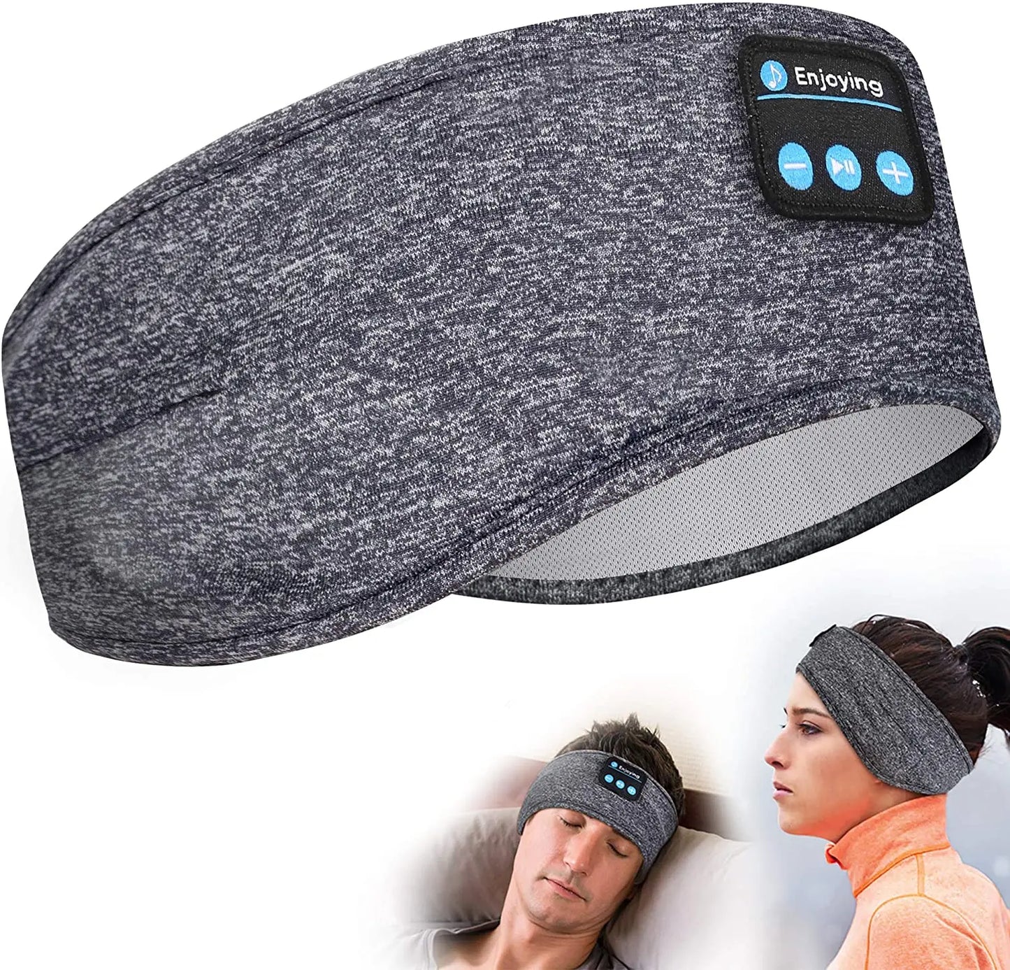 Thin Summer Sleep Headphones Bluetooth Mask Wireless Sports Headband with Speakers