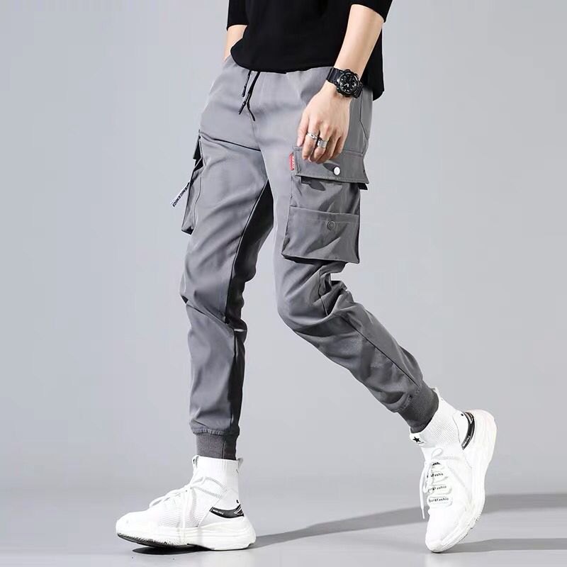 Cargo Pants Streetwear Joogers  Sweatpant Hip-hop Pockets Trousers for Men