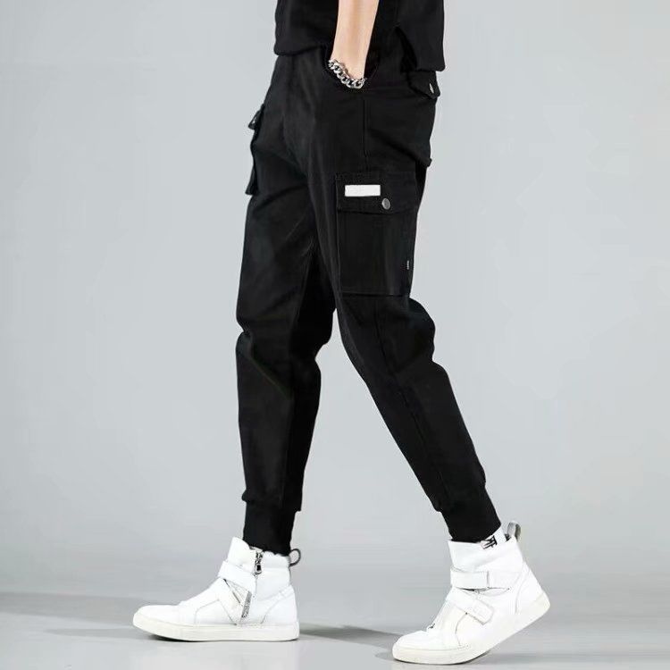 Cargo Pants Streetwear Joogers  Sweatpant Hip-hop Pockets Trousers for Men