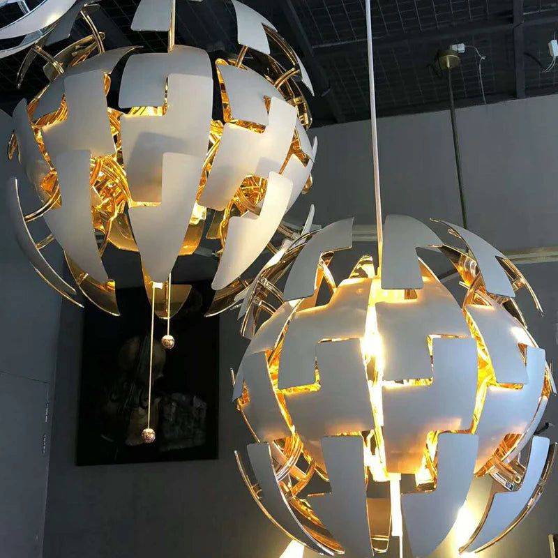 Nordic Simple Pendant Lamp Plated Acrylic Creative Personality Lighting Fixture