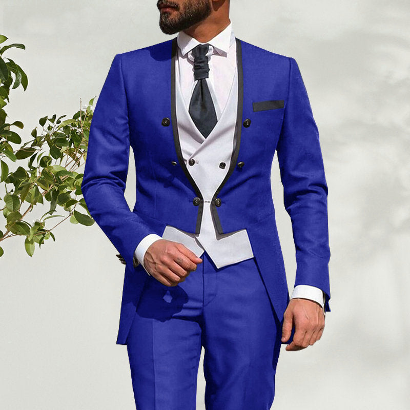 Custom Made 3-Pieces  Blazer Casual Business Gentlemen Groom Suits For Men Wedding Best Man