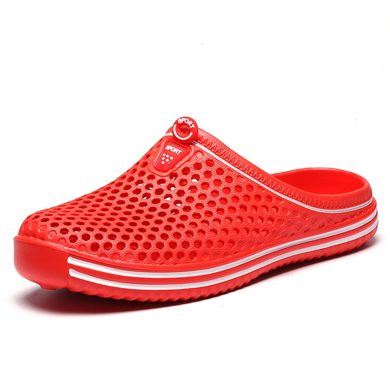 Summer Slippers Unisex Sandals Fashion Hollow Out Breathable Beach Slippers