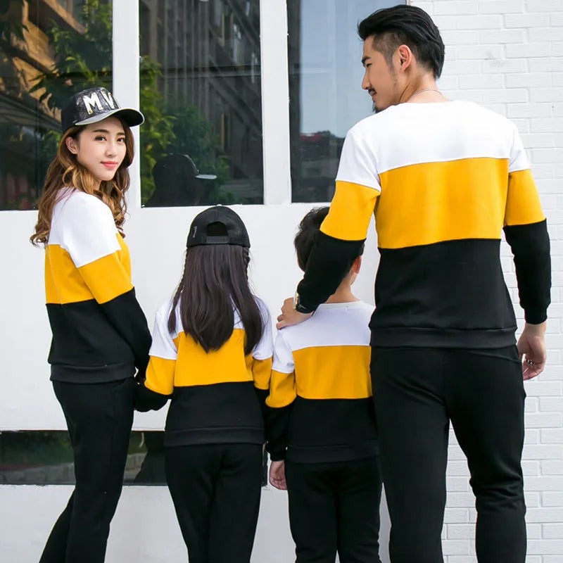 Plus Size Family Clothing New Fashion Autumn Mother Daughter Father Son Family Matching Outfits