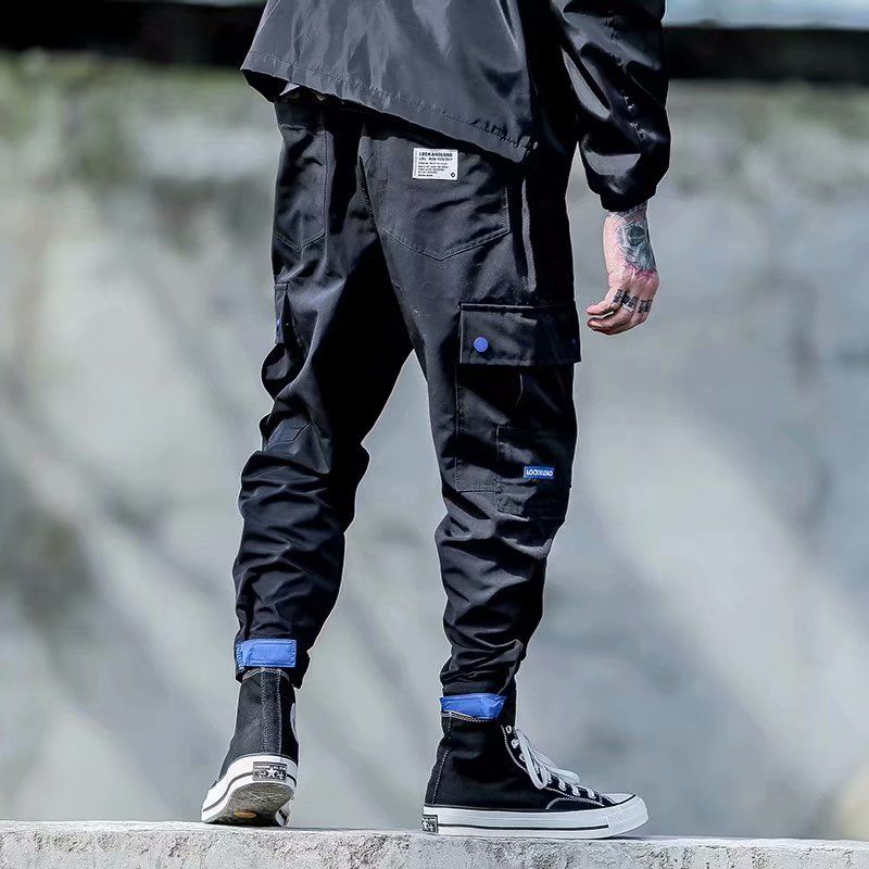 Cargo Pants Streetwear Joogers  Sweatpant Hip-hop Pockets Trousers for Men