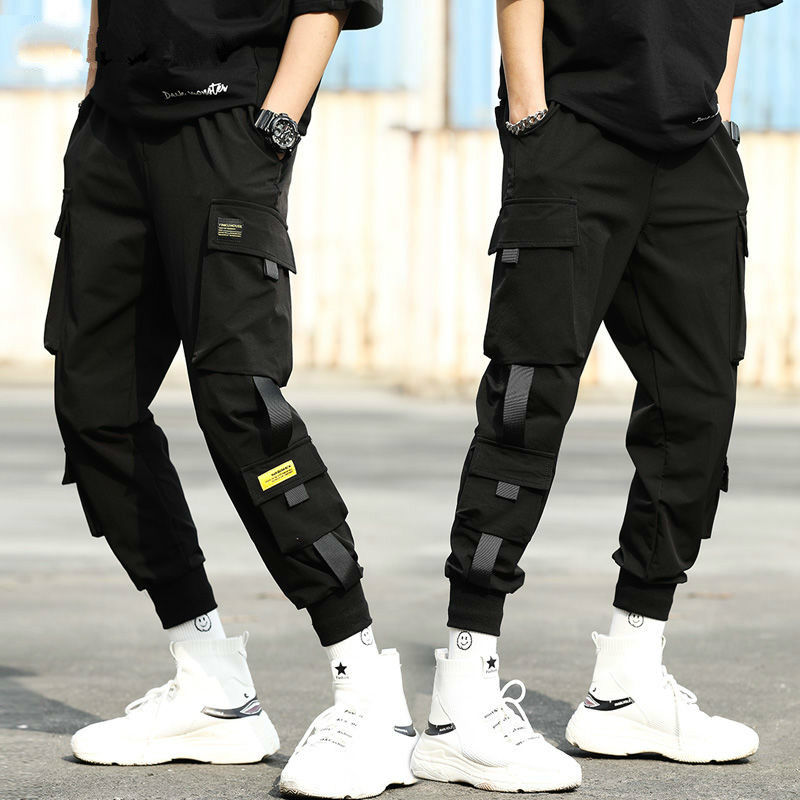 Cargo Pants Streetwear Joogers  Sweatpant Hip-hop Pockets Trousers for Men