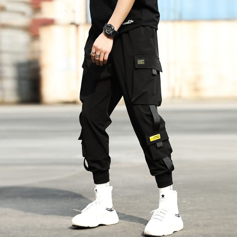 Cargo Pants Streetwear Joogers  Sweatpant Hip-hop Pockets Trousers for Men