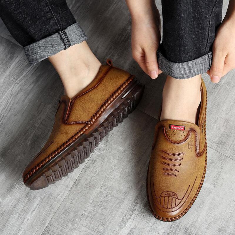 Men's Business Casual Loafer Shoes Breathable Designer Sneaker Rubber Sole Shoes