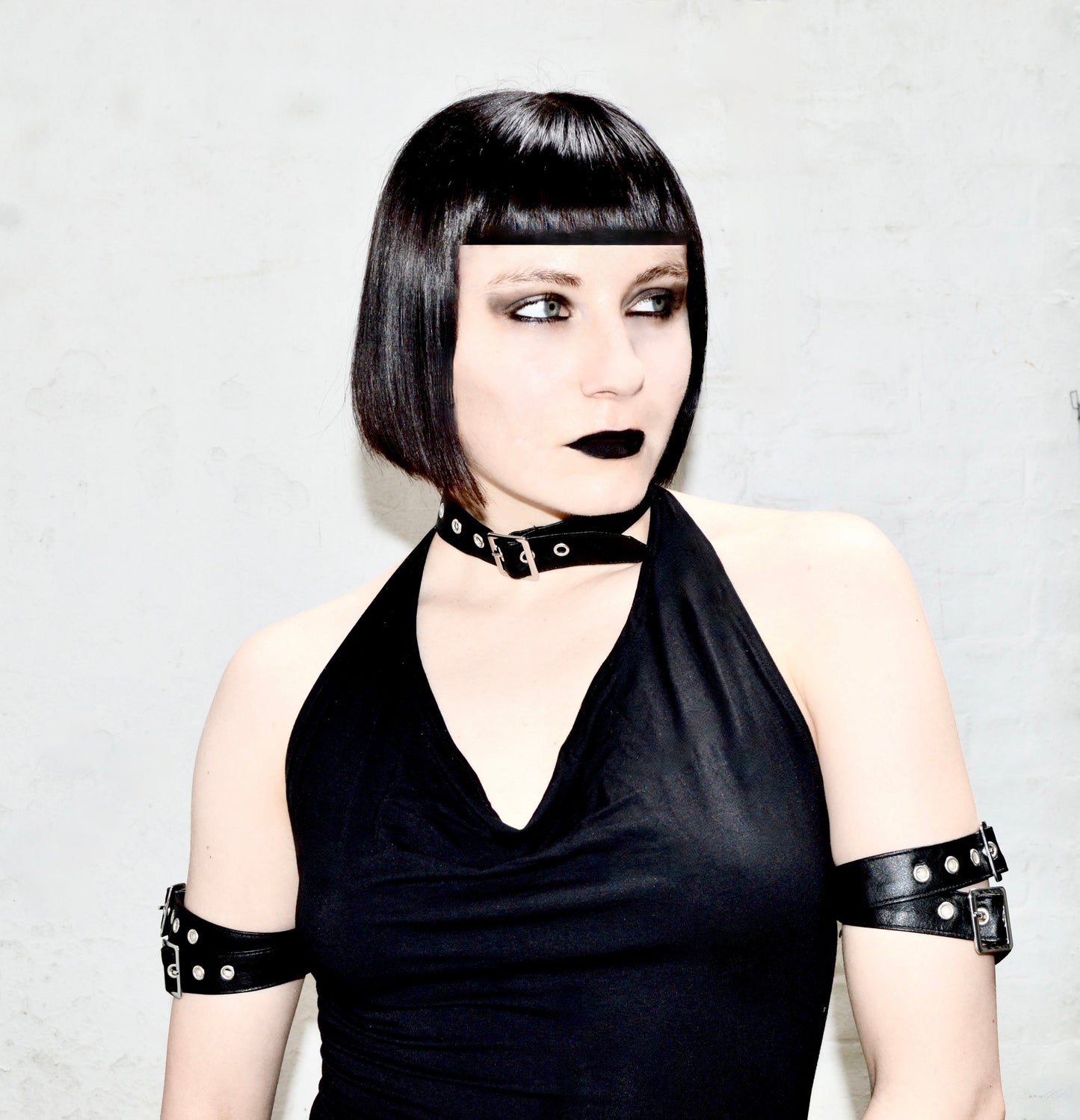 Necessary Evil Aphrodite Plunge Cowl Neck Top