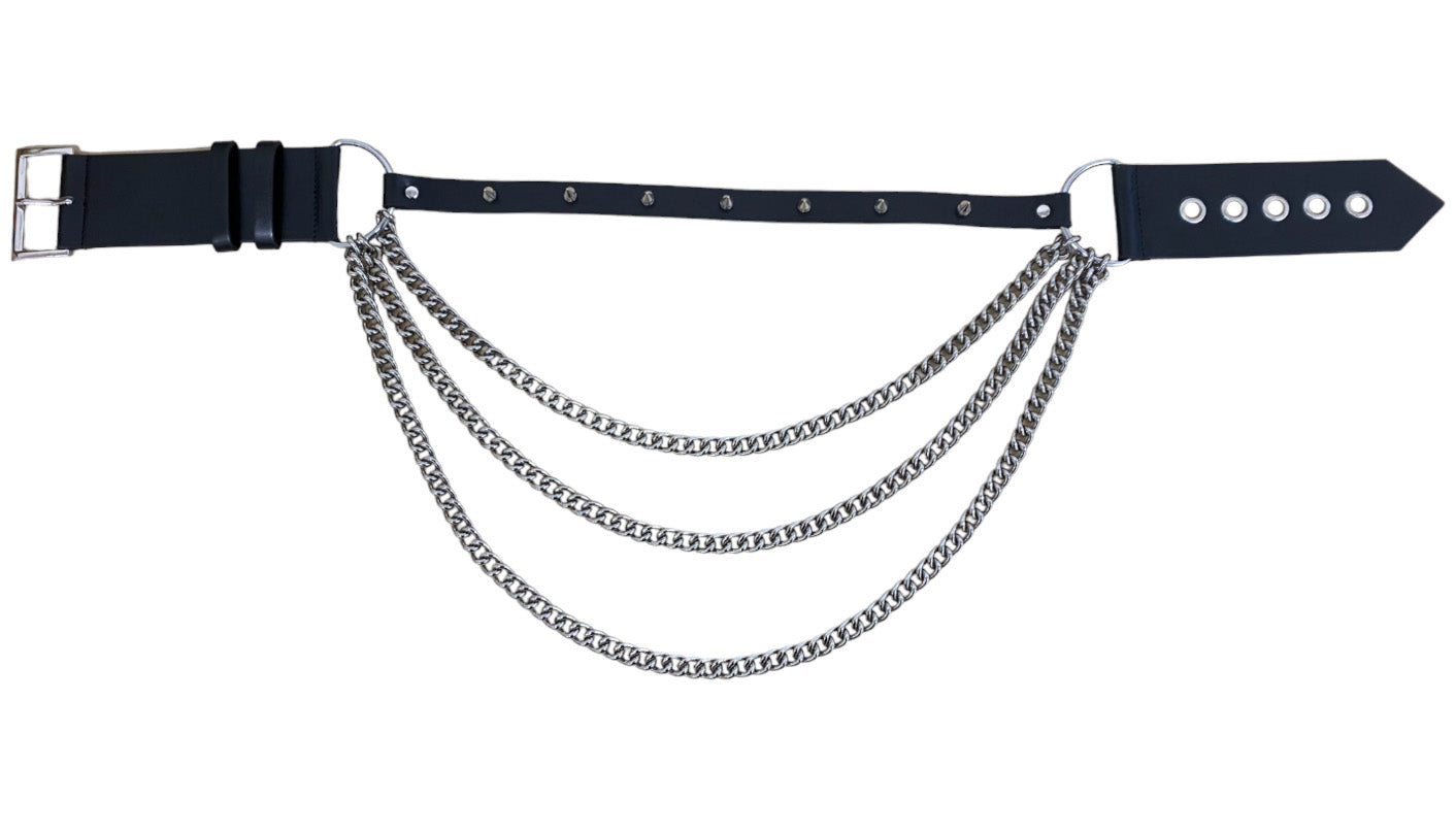 Necessary Evil Nyx Asymmetric Chain Belt