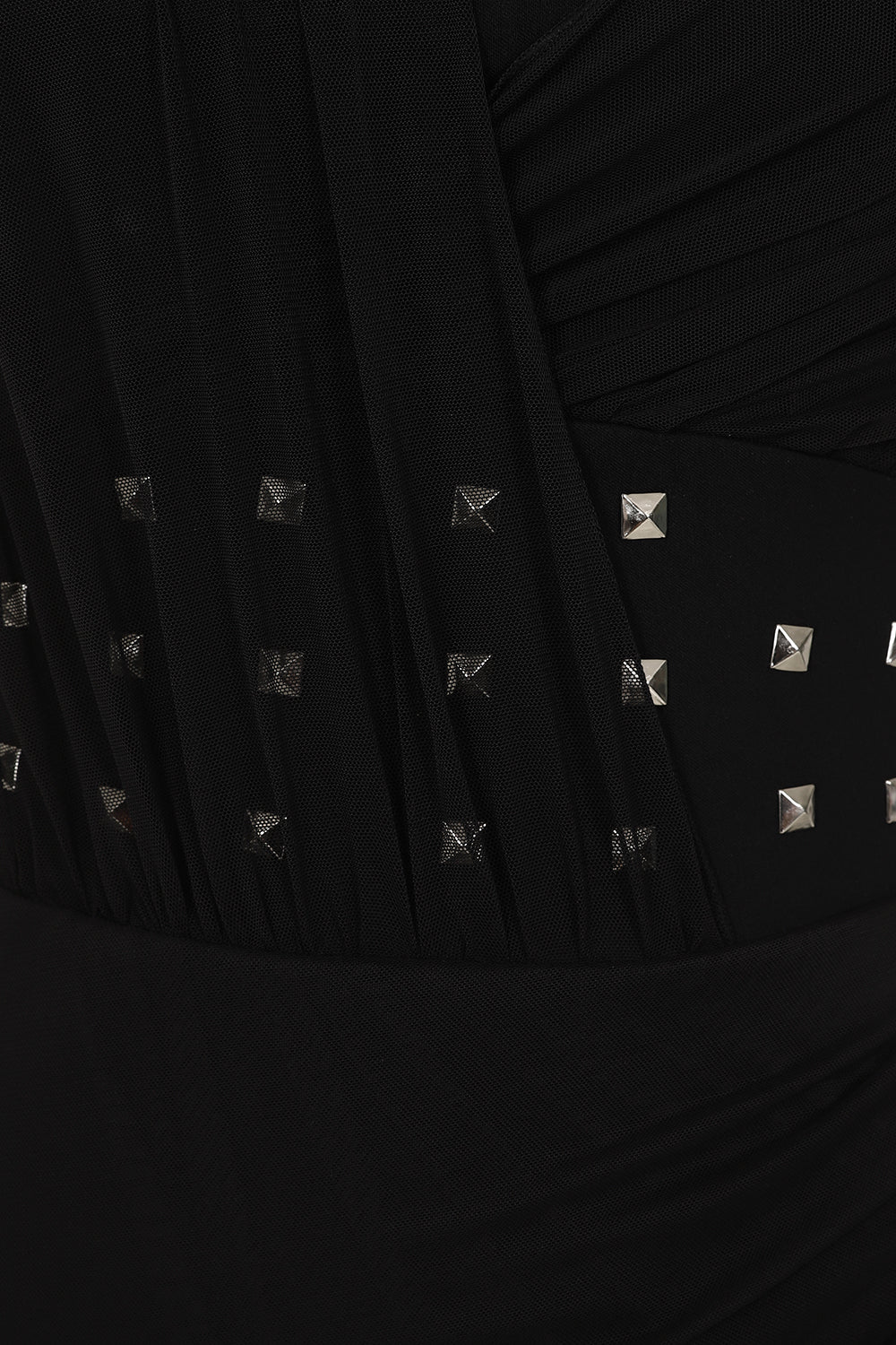 Necessary Evil Venus Wrapped Mesh Mini Dress