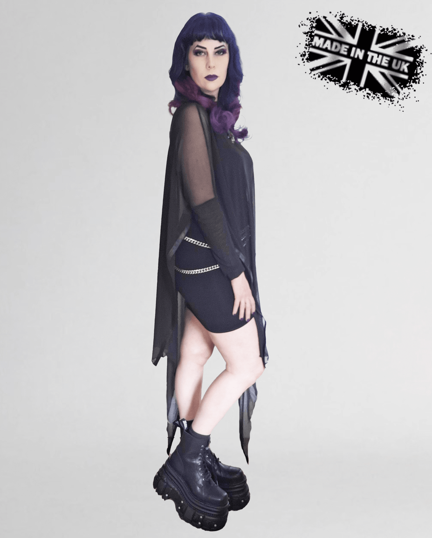 Necessary Evil Anahita Mesh Layer Dress