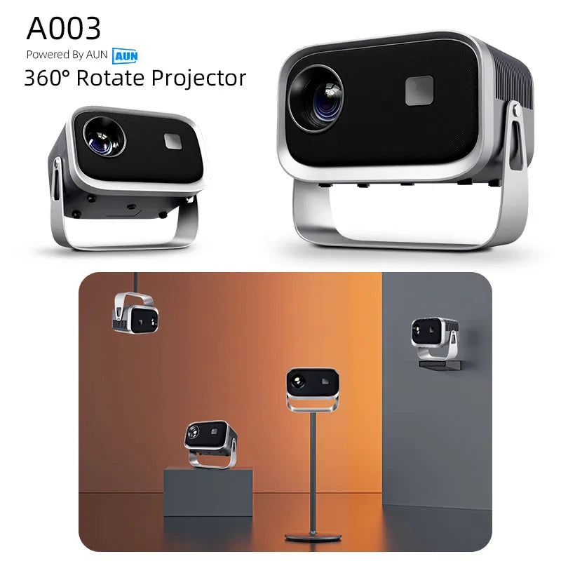 MINI Projector 3D Home and Portable  Cinema LED Video projector WIFI Mirror, Android IOS SmartPhone