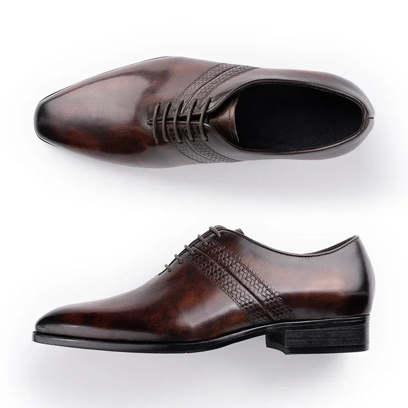 Fashion Handmade Oxfords Derby Shoes for Men