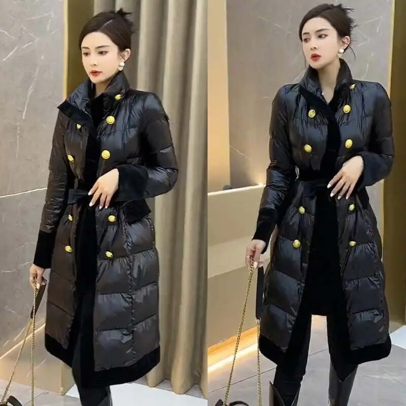 New Women's Winter Jacket High-Quality Long  Parkas Loose Fashion Warm Thick  Coat for Women