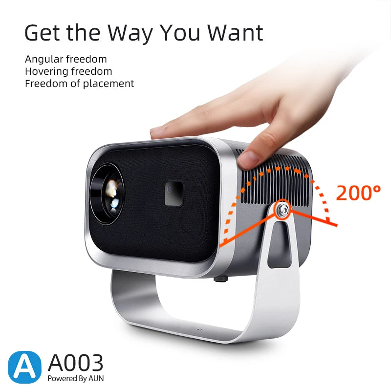 MINI Projector 3D Home and Portable  Cinema LED Video projector WIFI Mirror, Android IOS SmartPhone