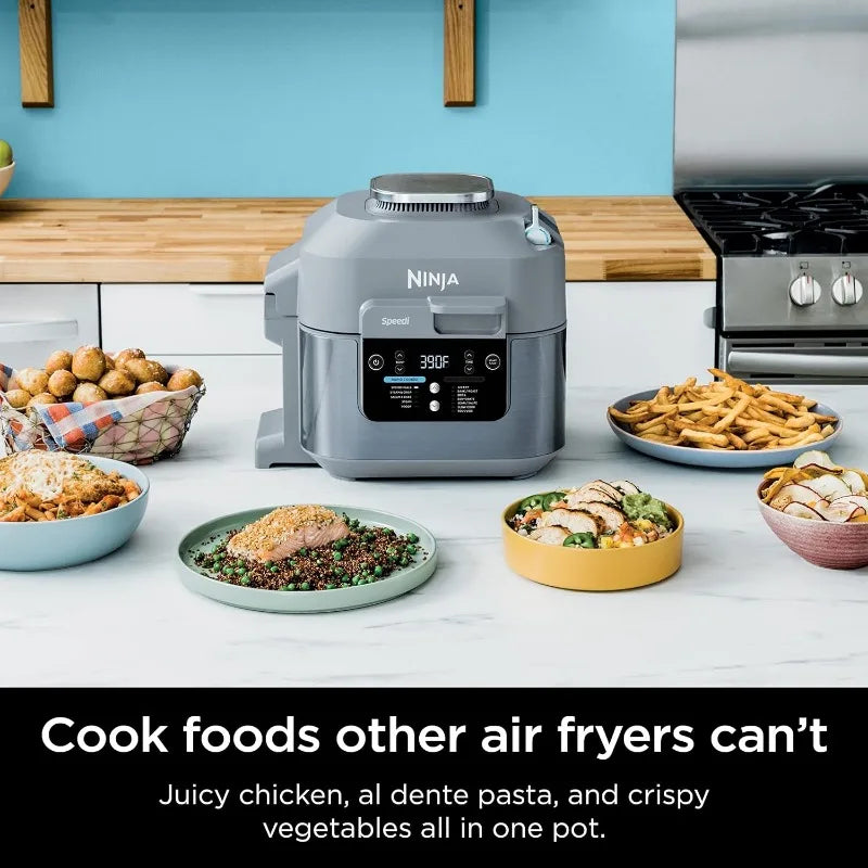 Ninja SF301 Speedi Rapid Cooker & Air Fryer, 6-Quart Capacity