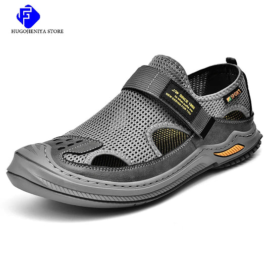 New Men's Sandals Summer Breathable Mesh Sandals Outdoor Casual Lightweight shoes