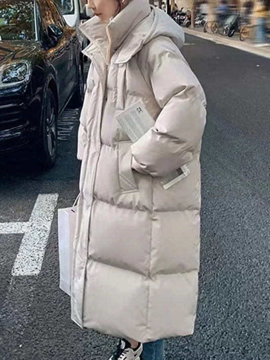 Long Winter Coat – Women’s Hooded Parkas for Casual Autumn/Winter Wear