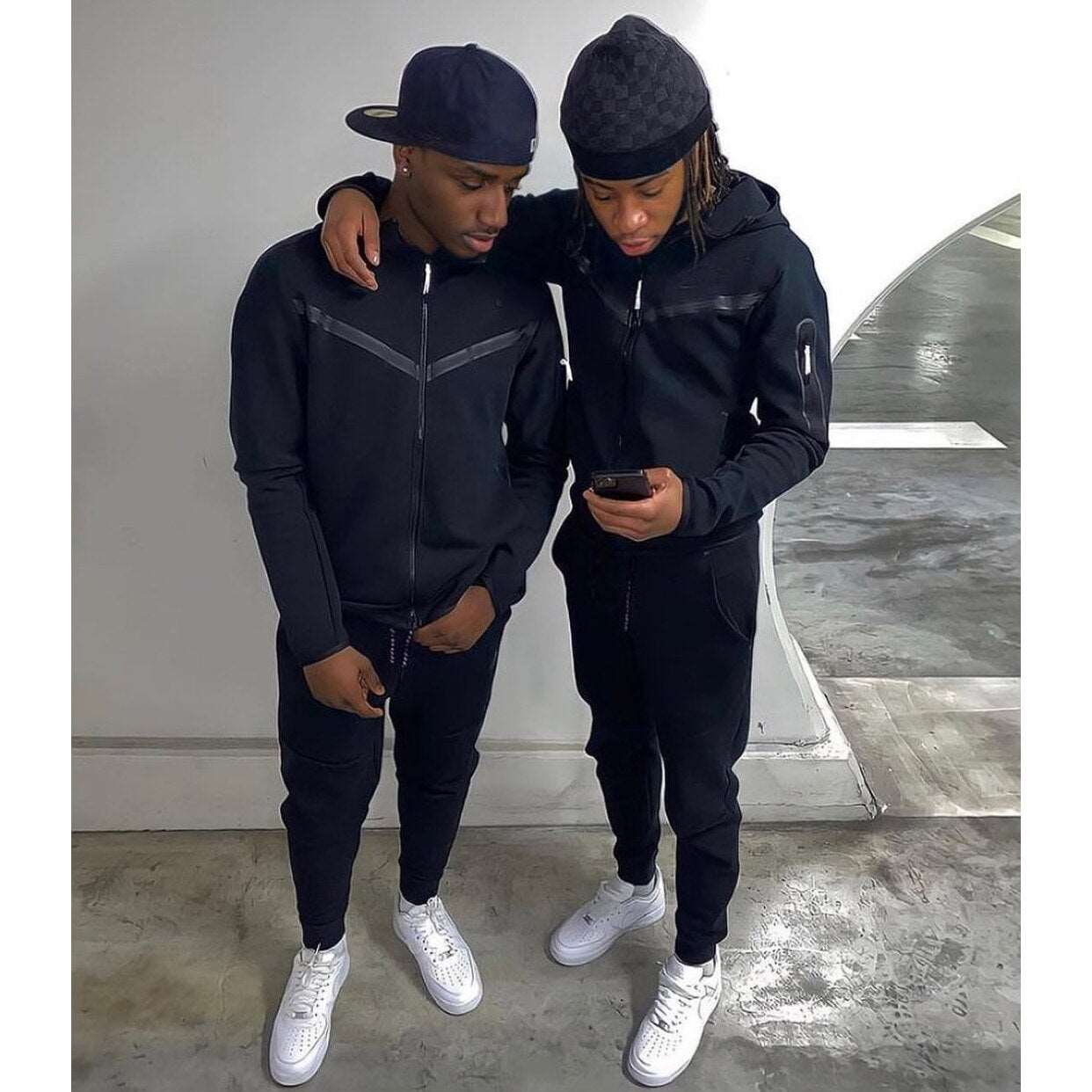 2022 Men's Sports Suit Cotton Brand Tech Fleece Good Quality Hoodie Male Training Wear Sweatshirt Set Sweatpants