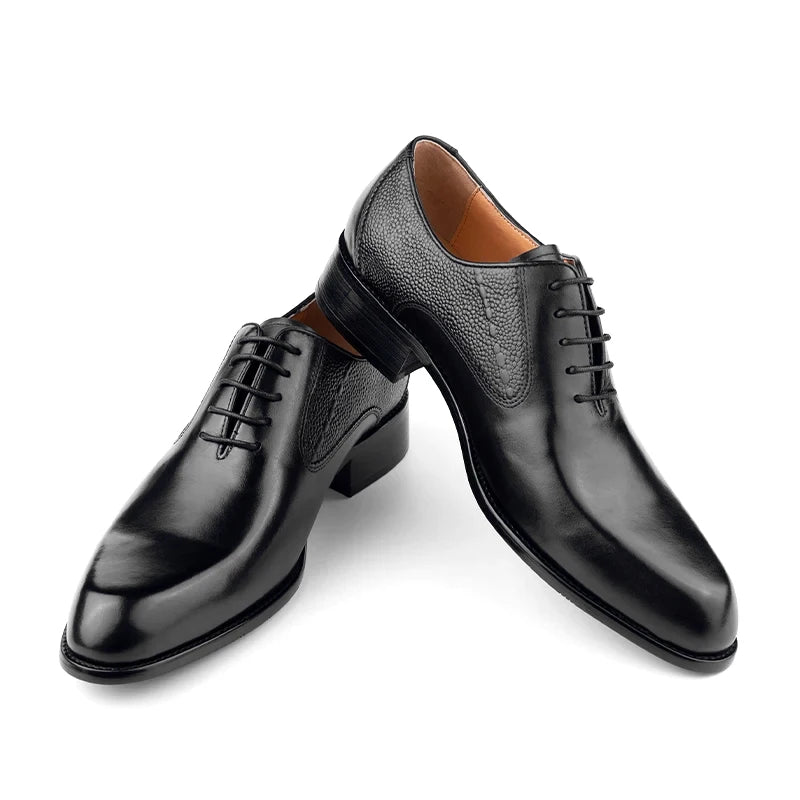 High Quality Genuine Leather Handmade Oxford  Shoes Formal Men