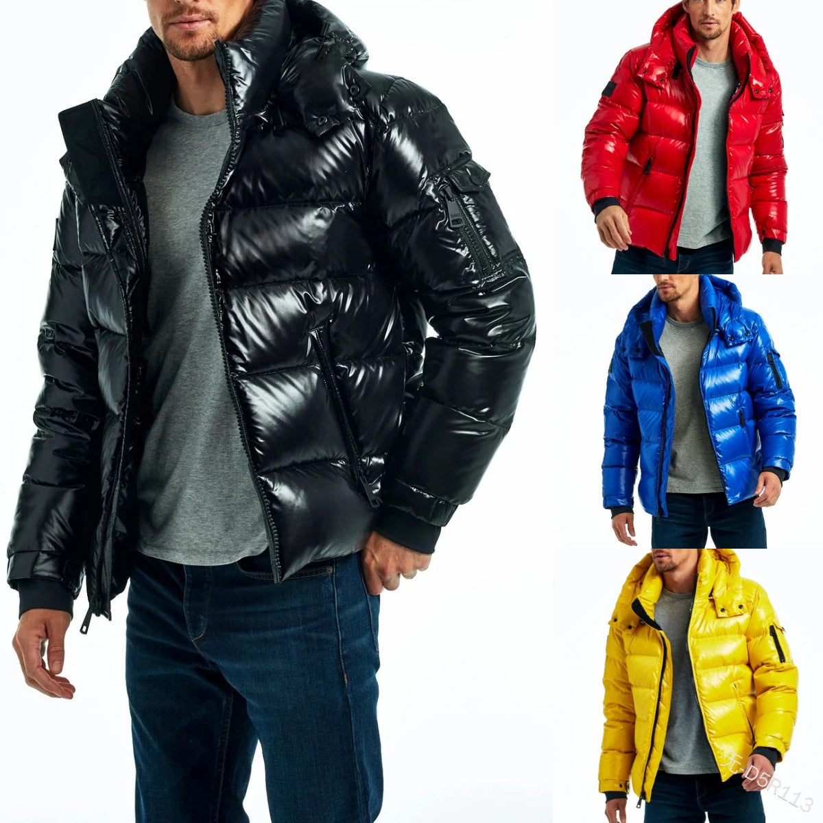 Winter Thickening Down Jacket – Bright Puffer Parka for Men and Women