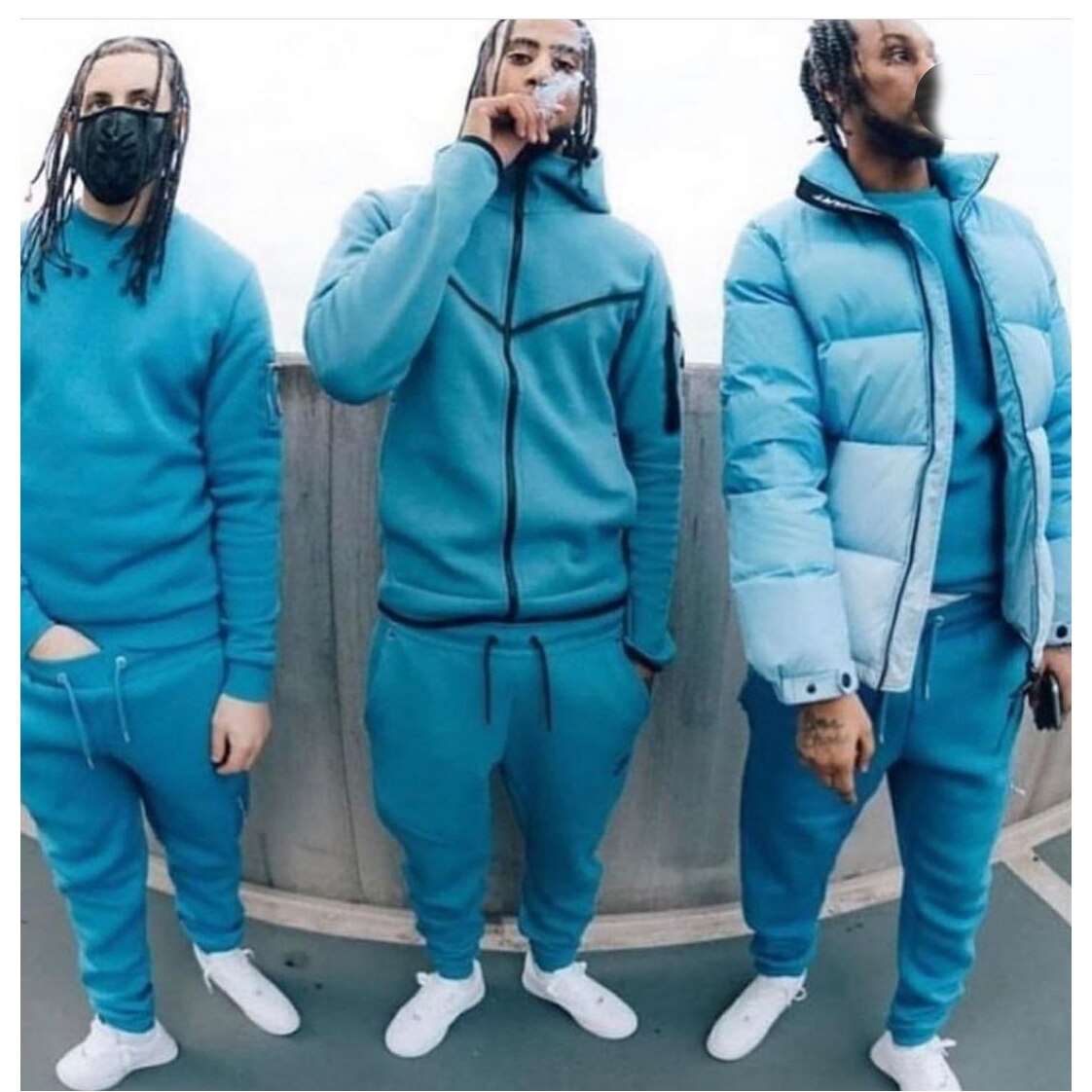 2022 Men's Sports Suit Cotton Brand Tech Fleece Good Quality Hoodie Male Training Wear Sweatshirt Set Sweatpants