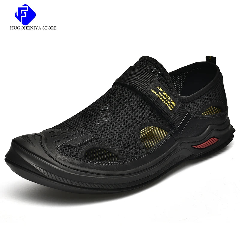 New Men's Sandals Summer Breathable Mesh Sandals Outdoor Casual Lightweight shoes