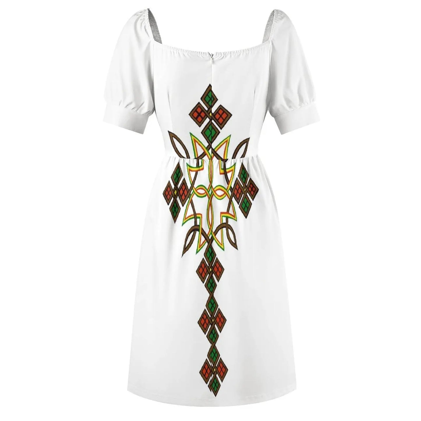 Ethiopian cross Sleeveless purple fairy dress