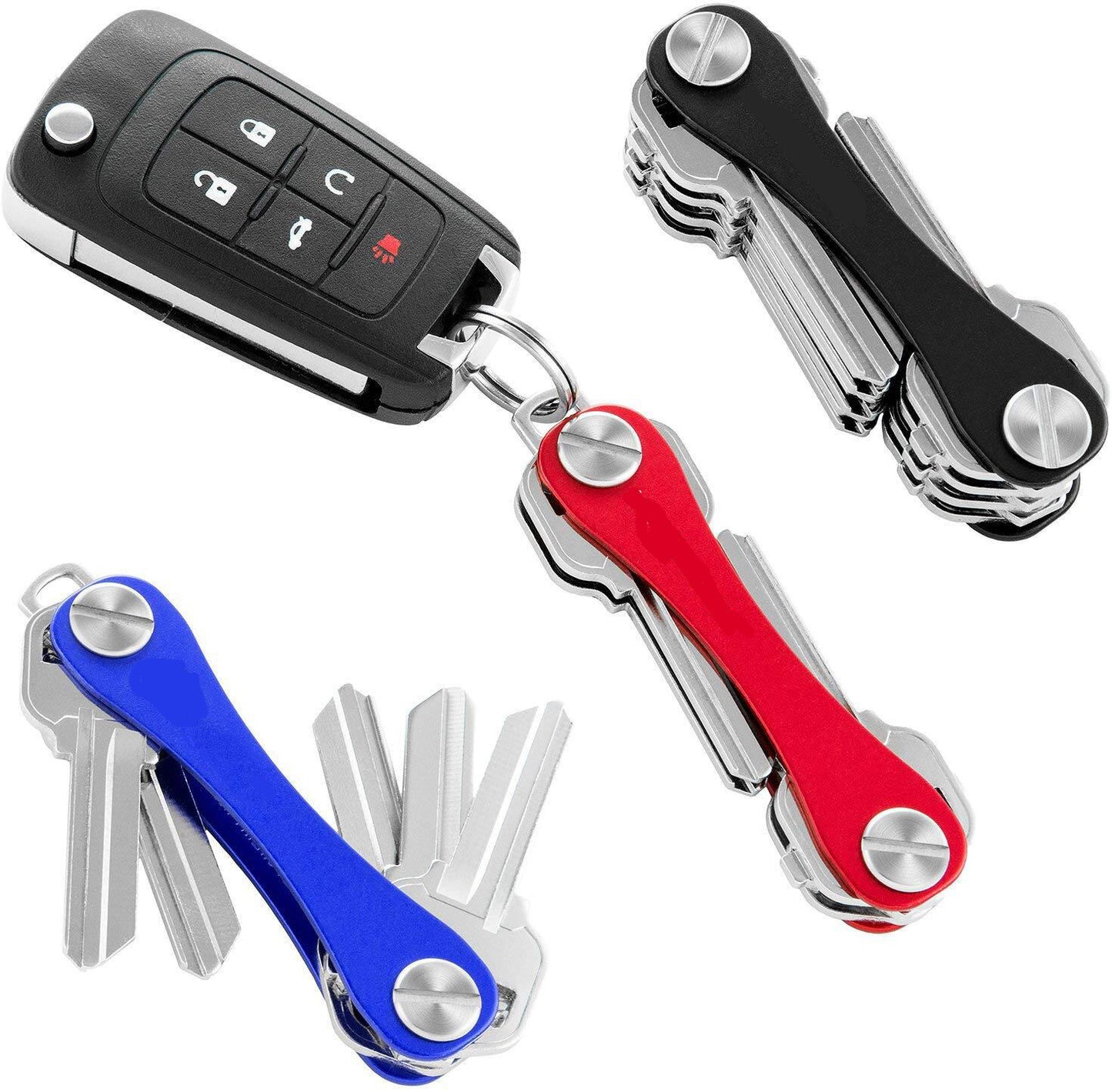 Smart key Chain and Storage Aluminum metal keys Organizer