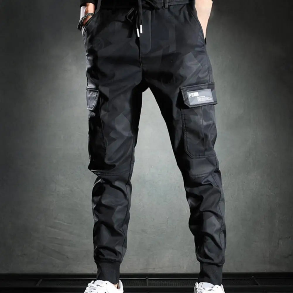 Men's Casual Pants Streetwear Camouflage Quick Dry Sweatpants  Trend Korean Harem Pants