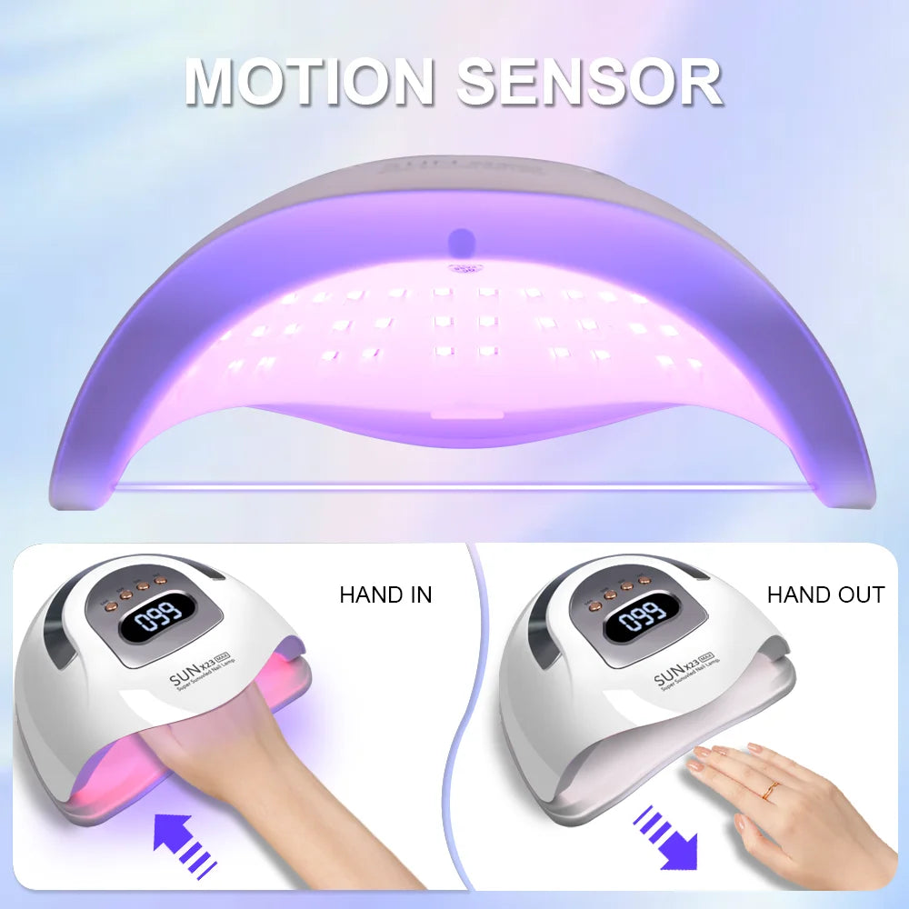 High Power 380W UV Gel LED Nail Lamp for Gel Polish