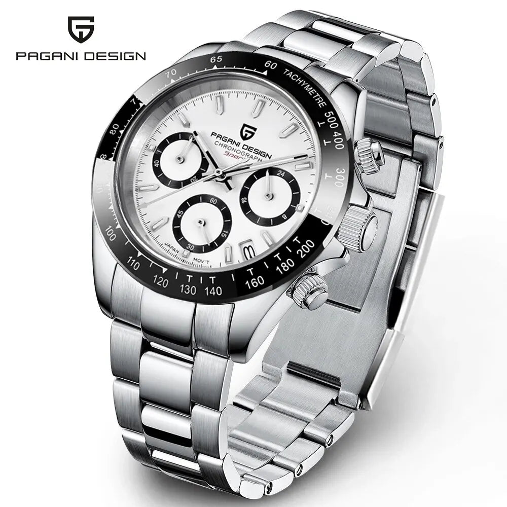 PAGANI DESIGN 2024 Men's Luxury Quartz Chronograph Watch