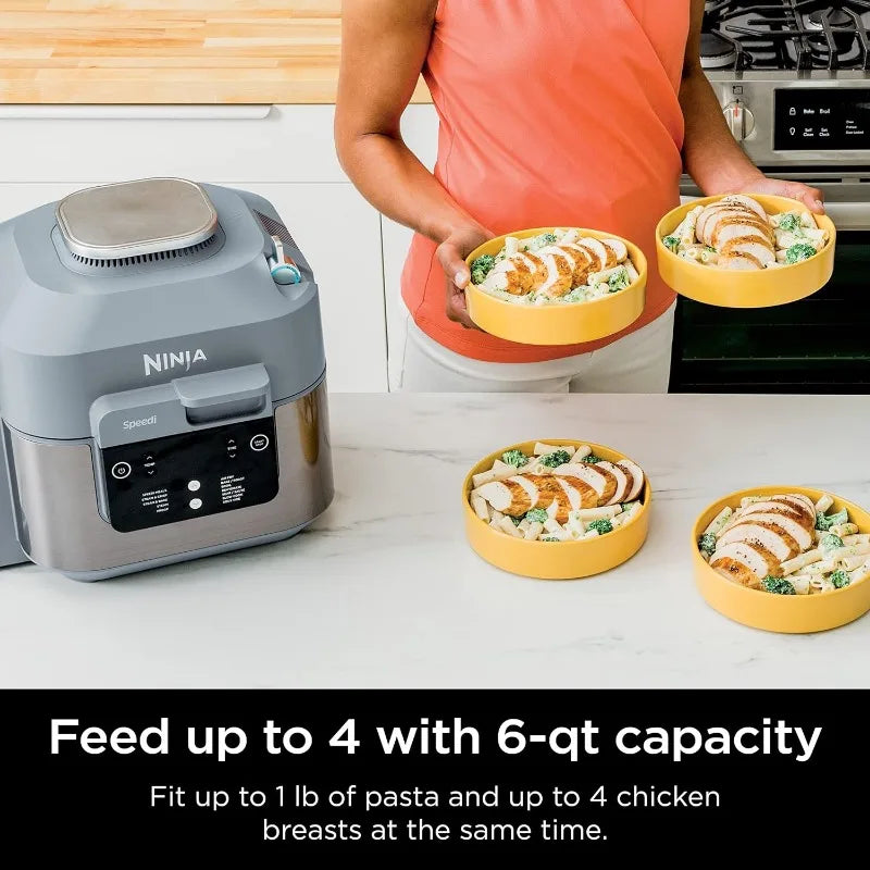 Ninja SF301 Speedi Rapid Cooker & Air Fryer, 6-Quart Capacity