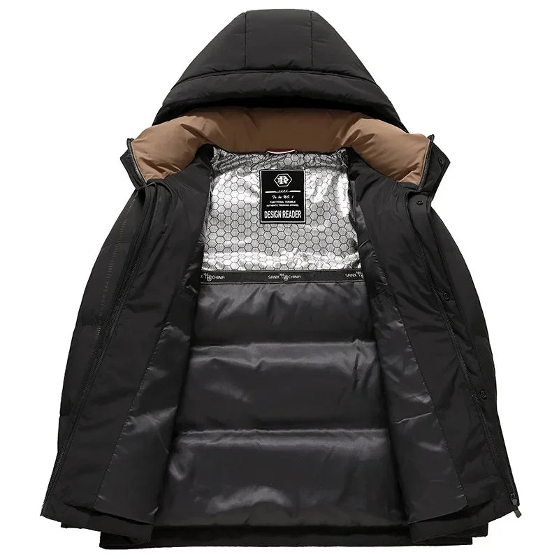 Autumn and Winter New Youth Fashion and Leisure Trend Versatile Standing Collar Down Jacket