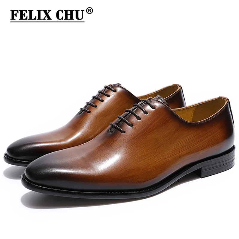 Classic Genuine Leather Oxford Style Men's Shoes