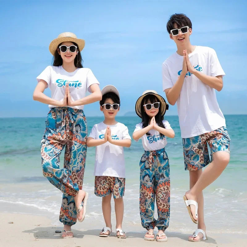 Summer Beach Family Matching Outfits