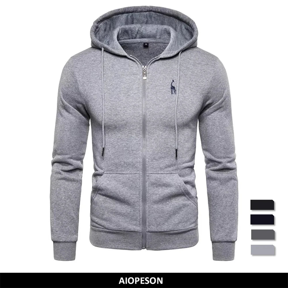 New Autumn Winter Cotton Hoodied Men's Sweatshirts Fleece Thick  Sportswear wear