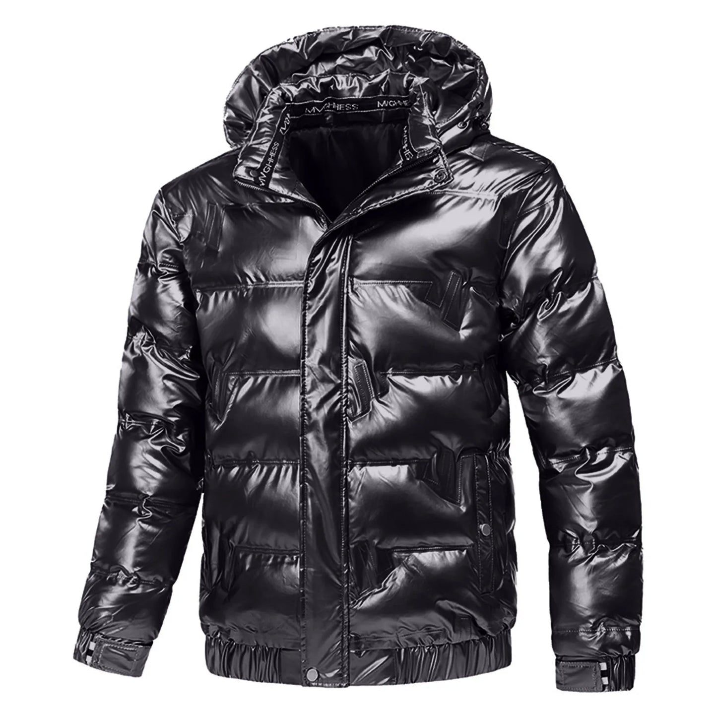 KANCOOLD Shiny Winter Puffer Jacket