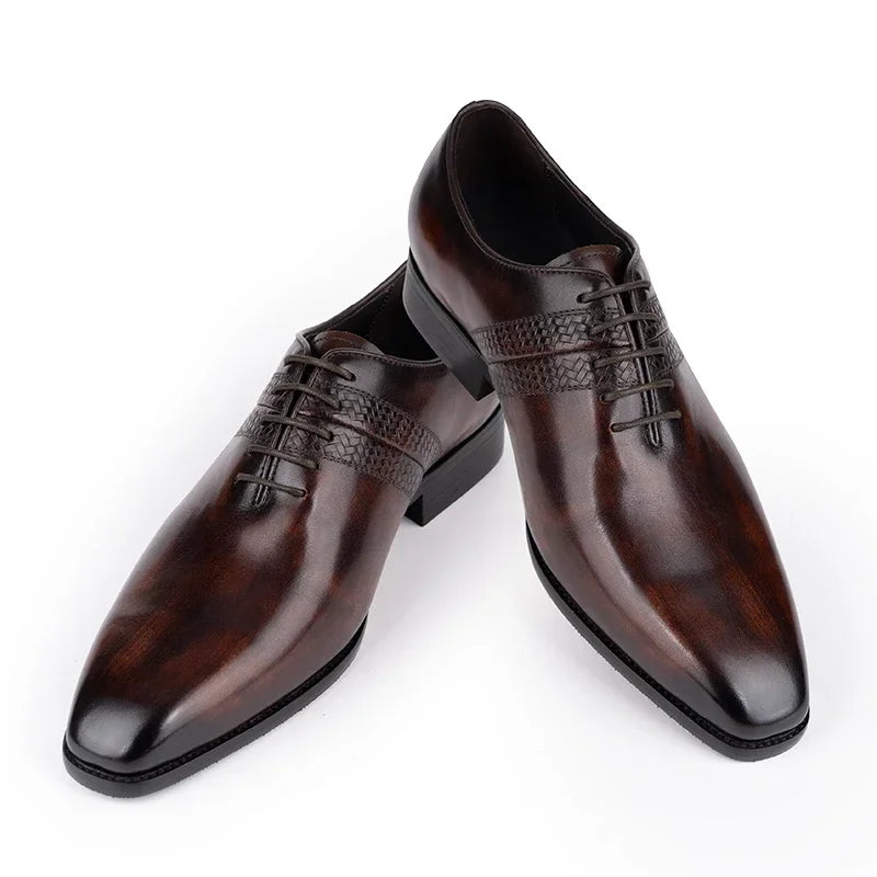 Fashion Handmade Oxfords Derby Shoes for Men