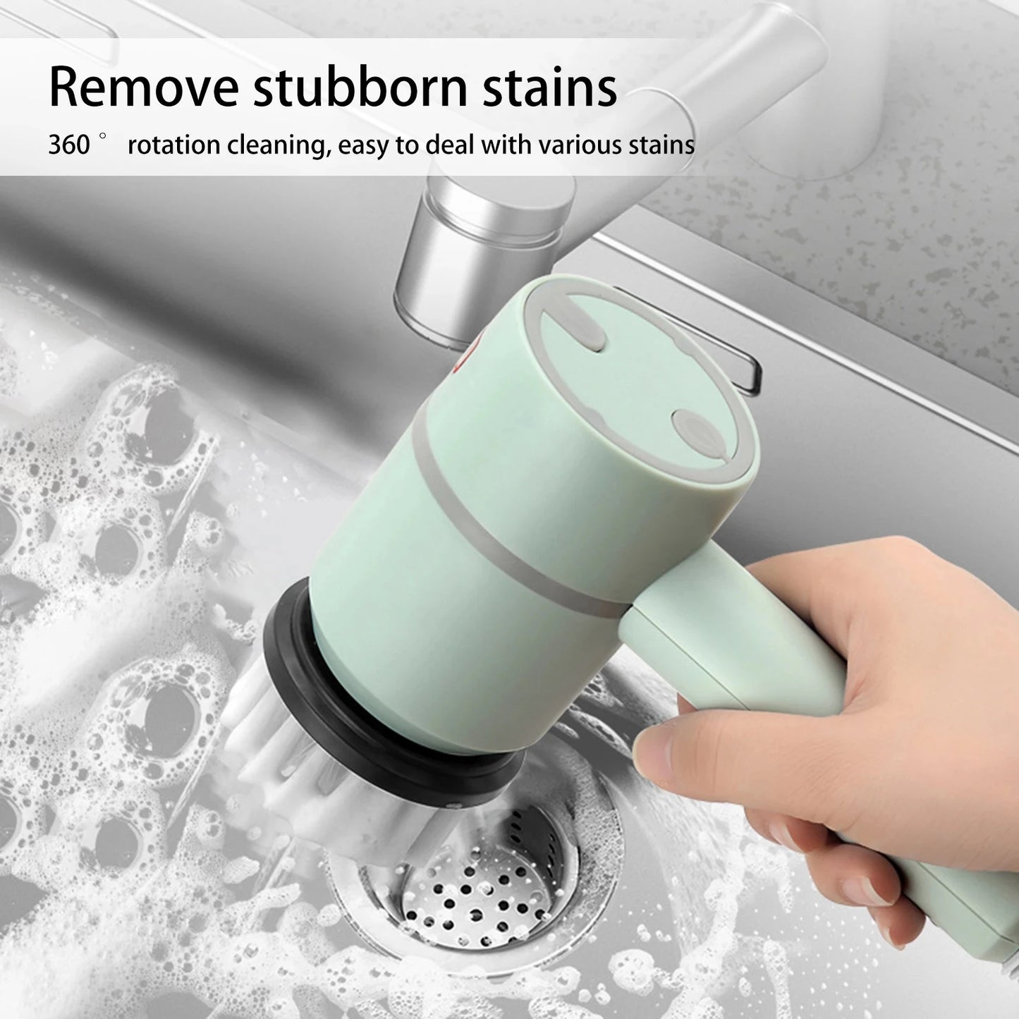 Wireless Electric Cleaning Brush Dish-washing, Sink Cleaning Household Tool